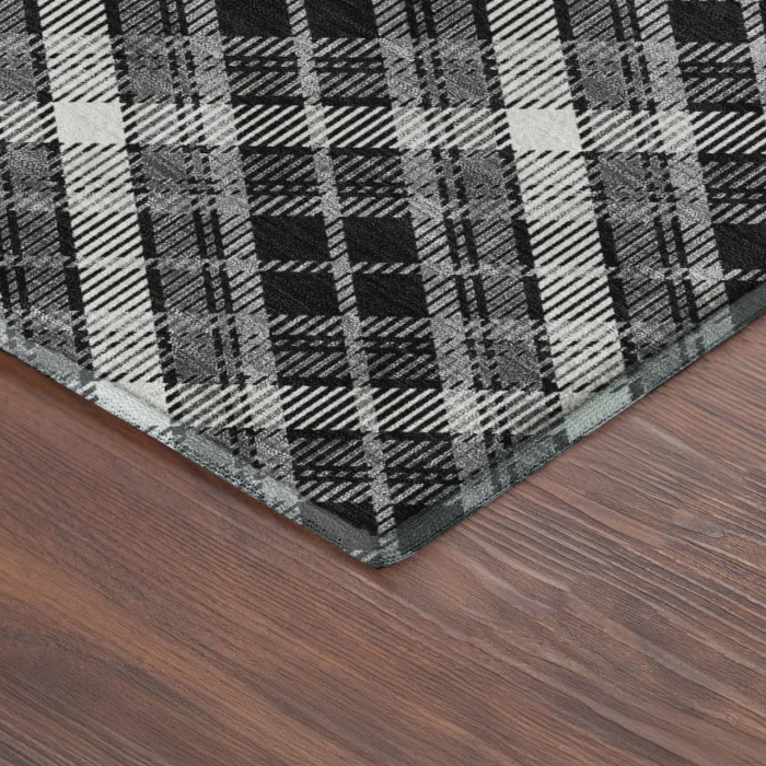 Dalyn Soft Essentials Black SE3 8ft. x 10ft. Rug