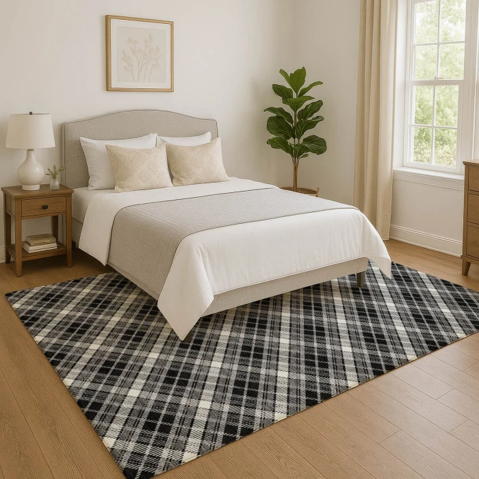 Dalyn Soft Essentials Black SE3 8ft. x 10ft. Rug