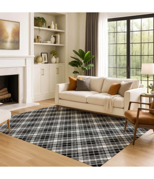 Dalyn Soft Essentials Black SE3 10ft. x 14ft. Rug