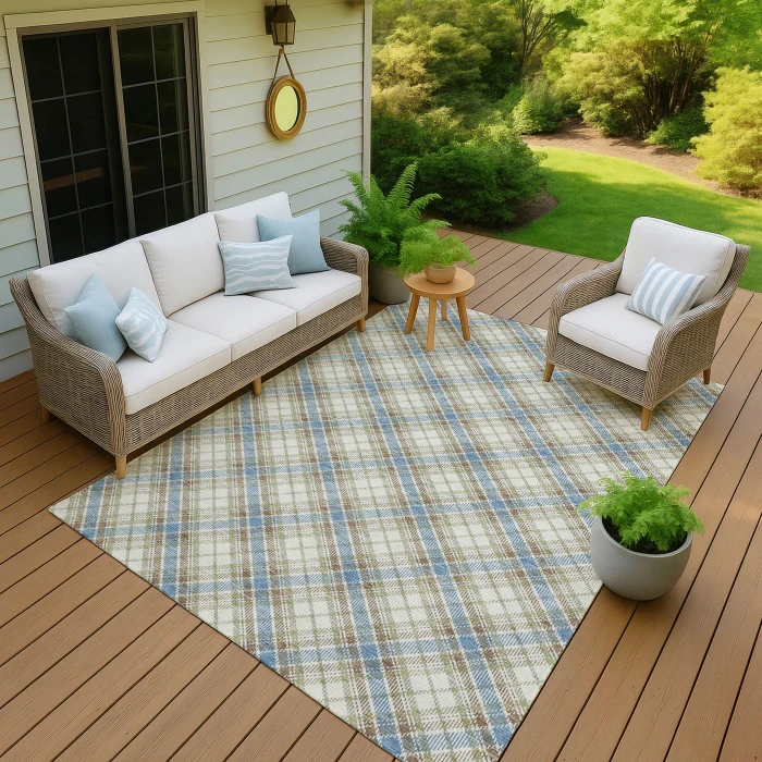 Dalyn Soft Essentials Blue SE3 5ft. x 7ft.6in. Rug