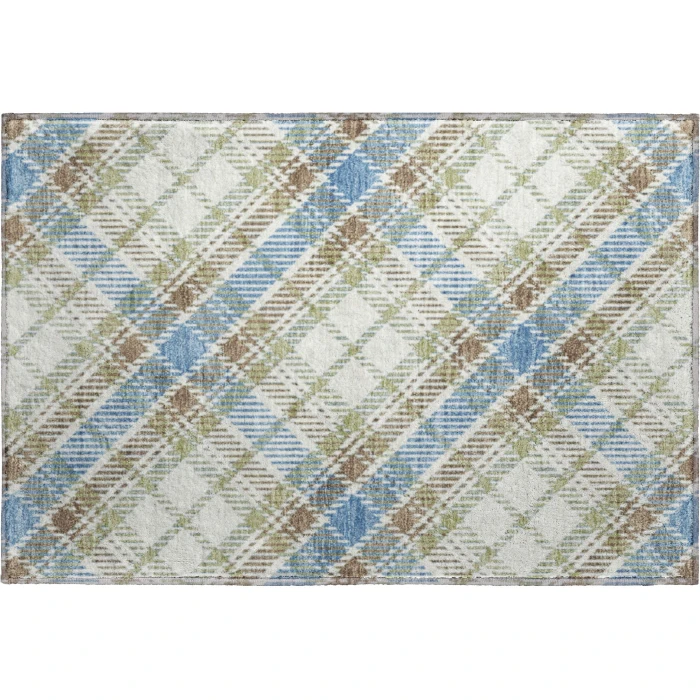 Dalyn Soft Essentials Blue SE3 1ft.8in. x 2ft.6in. Rug