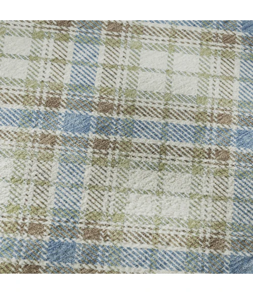 Dalyn Soft Essentials Blue SE3 10ft. x 14ft. Rug