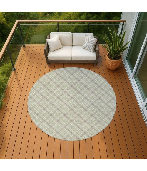 Dalyn Soft Essentials Green SE3 8ft. x 8ft. Rug