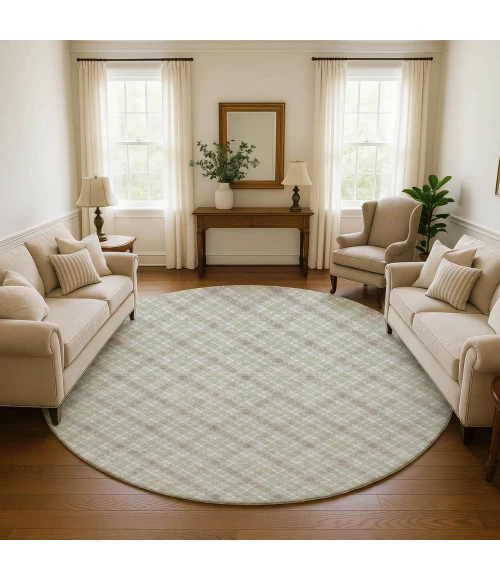 Dalyn Soft Essentials Green SE3 8ft. x 8ft. Rug