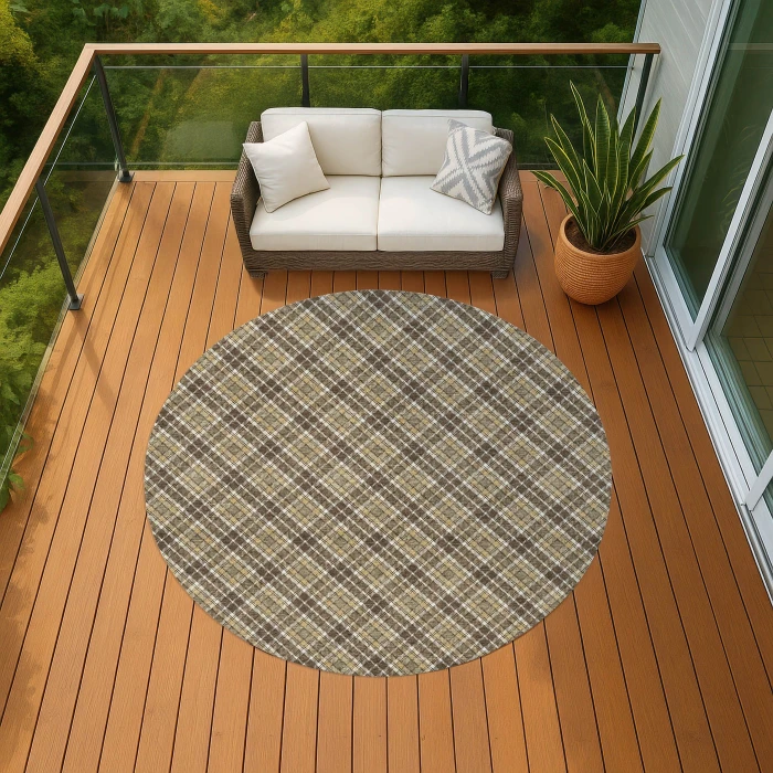 Dalyn Soft Essentials Brown SE3 8ft. x 8ft. Rug