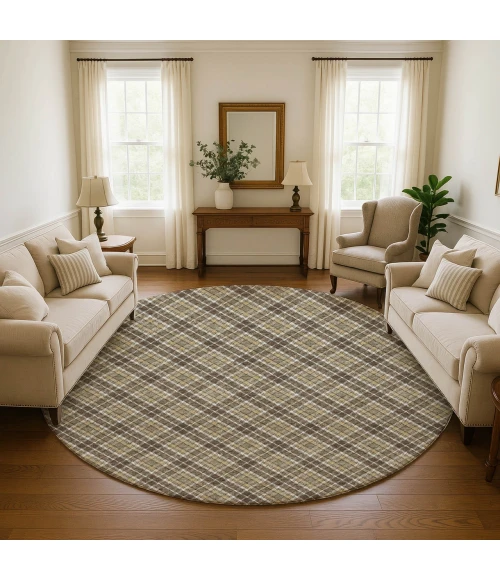 Dalyn Soft Essentials Brown SE3 8ft. x 8ft. Rug