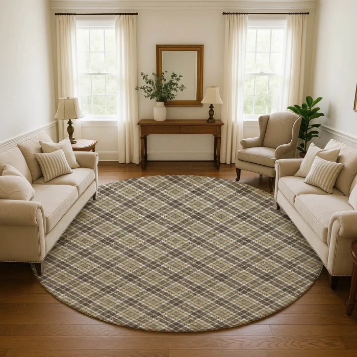 Dalyn Soft Essentials Brown SE3 8ft. x 8ft. Rug