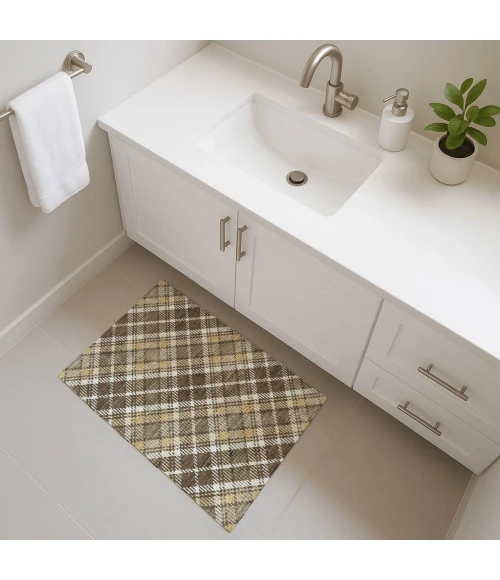 Dalyn Soft Essentials Brown SE3 1ft.8in. x 2ft.6in. Rug