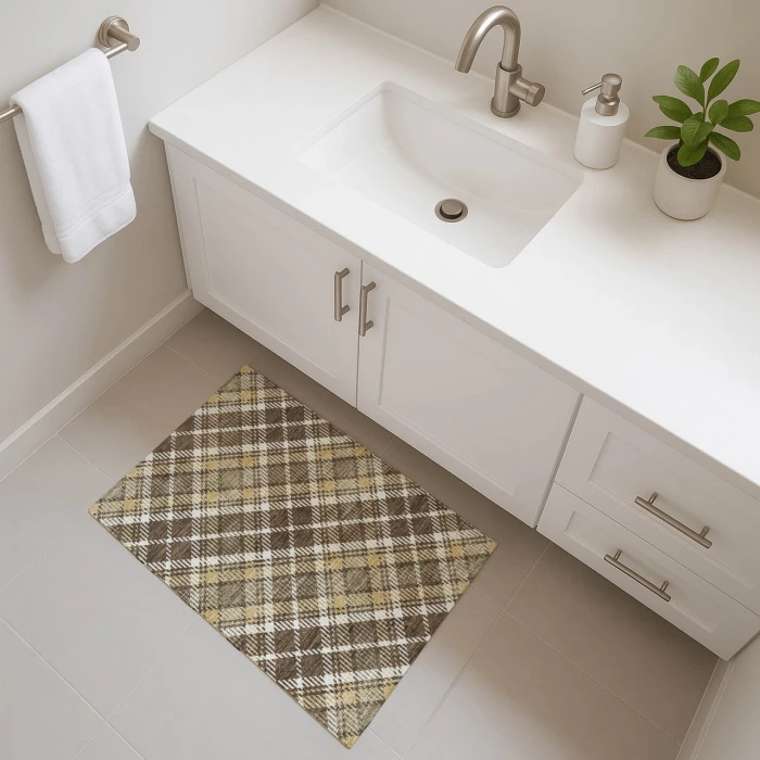Dalyn Soft Essentials Brown SE3 1ft.8in. x 2ft.6in. Rug