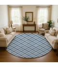 Dalyn Soft Essentials Blue SE3 8ft. x 8ft. Rug