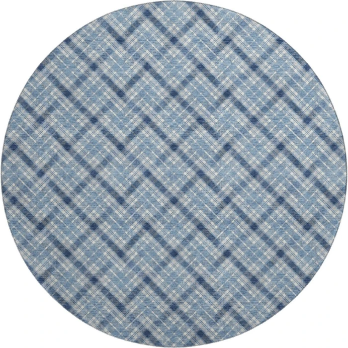 Dalyn Soft Essentials Blue SE3 8ft. x 8ft. Rug