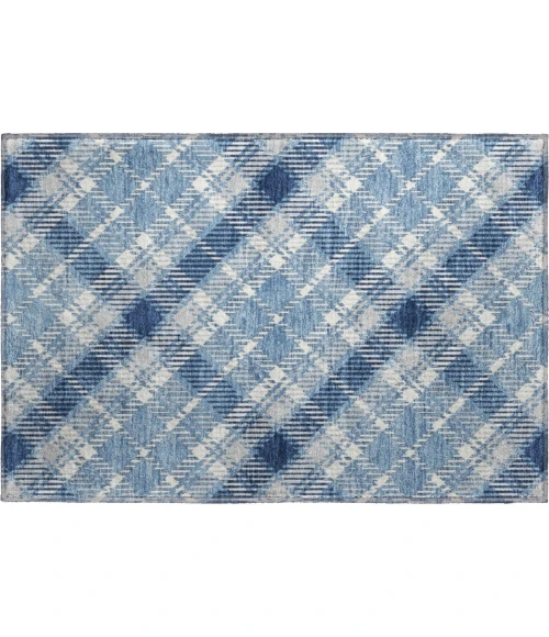 Dalyn Soft Essentials Blue SE3 1ft.8in. x 2ft.6in. Rug