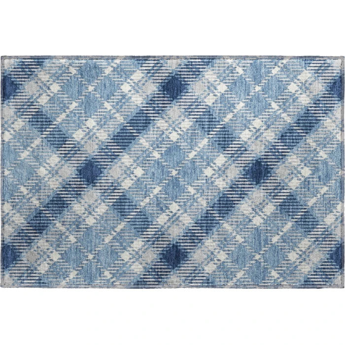 Dalyn Soft Essentials Blue SE3 1ft.8in. x 2ft.6in. Rug
