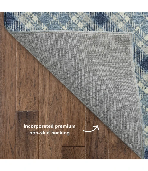 Dalyn Soft Essentials Blue SE3 10ft. x 14ft. Rug