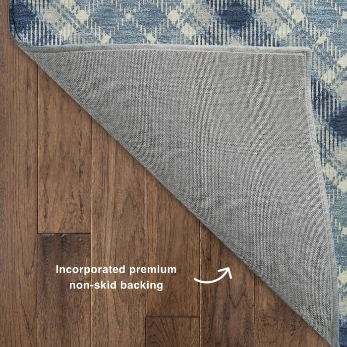 Dalyn Soft Essentials Blue SE3 2ft.6in. x 3ft.10in. Rug
