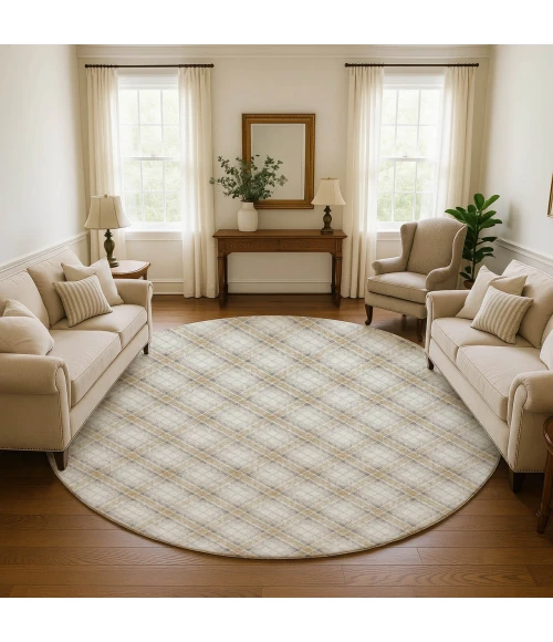 Dalyn Soft Essentials Ivory SE3 8ft. x 8ft. Rug