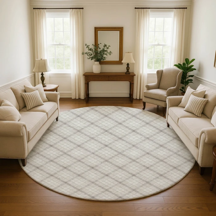Dalyn Soft Essentials Ivory SE3 8ft. x 8ft. Rug