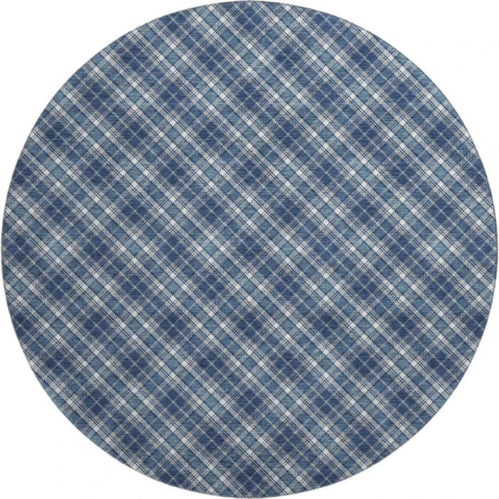 Dalyn Soft Essentials Blue SE3 8ft. x 8ft. Rug