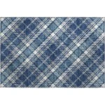 Dalyn Soft Essentials Blue SE3 1ft.8in. x 2ft.6in. Rug