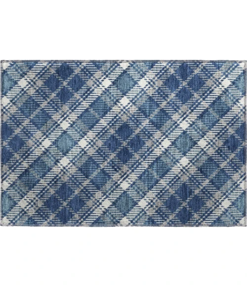 Dalyn Soft Essentials Blue SE3 1ft.8in. x 2ft.6in. Rug