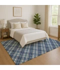 Dalyn Soft Essentials Blue SE3 10ft. x 14ft. Rug