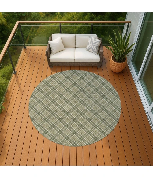 Dalyn Soft Essentials Green SE3 8ft. x 8ft. Rug