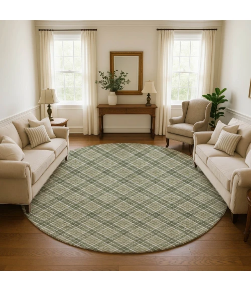 Dalyn Soft Essentials Green SE3 8ft. x 8ft. Rug