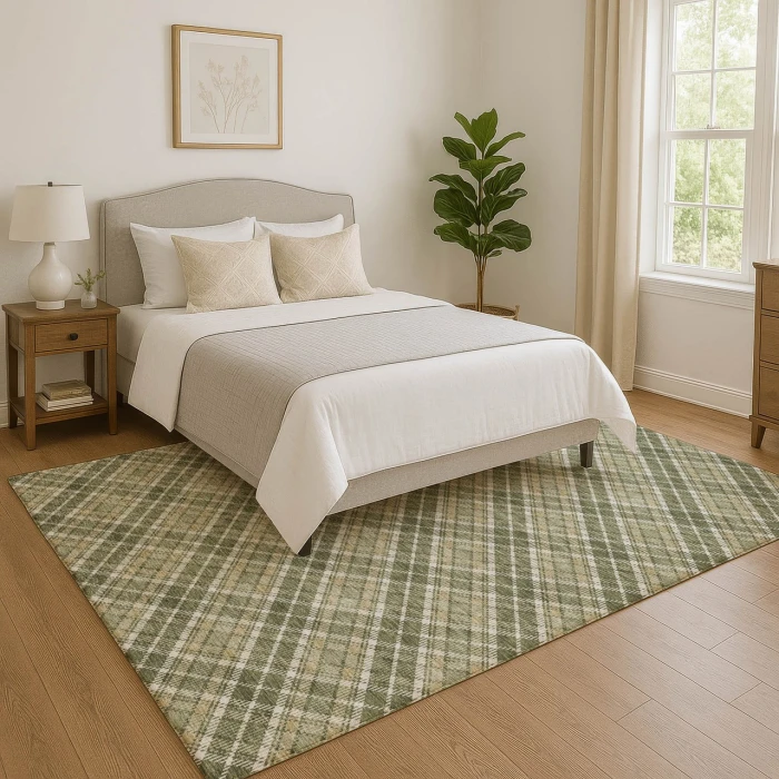 Dalyn Soft Essentials Green SE3 2ft.6in. x 3ft.10in. Rug
