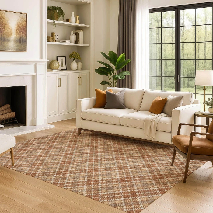 Dalyn Soft Essentials Orange SE3 8ft. x 10ft. Rug
