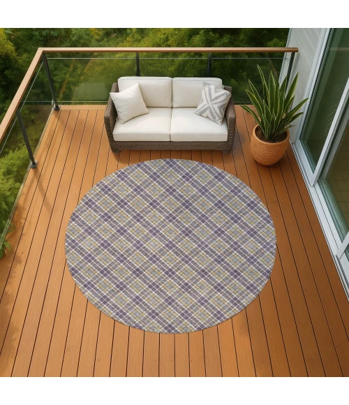 Dalyn Soft Essentials Purple SE3 8ft. x 8ft. Rug