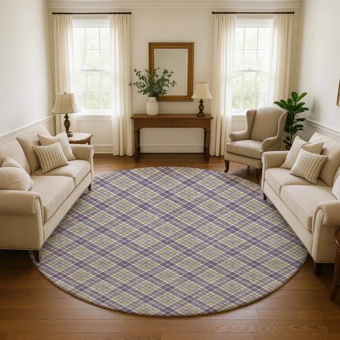 Dalyn Soft Essentials Purple SE3 8ft. x 8ft. Rug