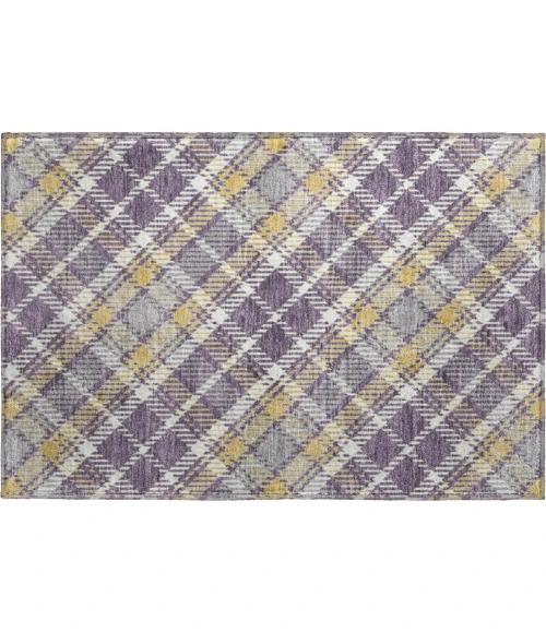 Dalyn Soft Essentials Purple SE3 1ft.8in. x 2ft.6in. Rug