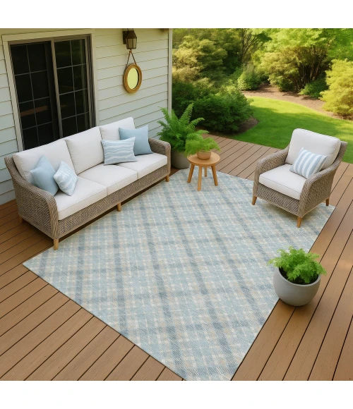 Dalyn Soft Essentials Blue SE3 10ft. x 14ft. Rug