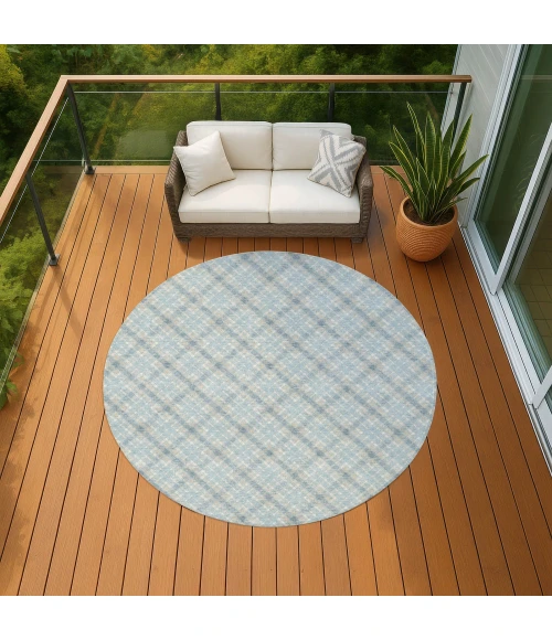 Dalyn Soft Essentials Blue SE3 8ft. x 8ft. Rug