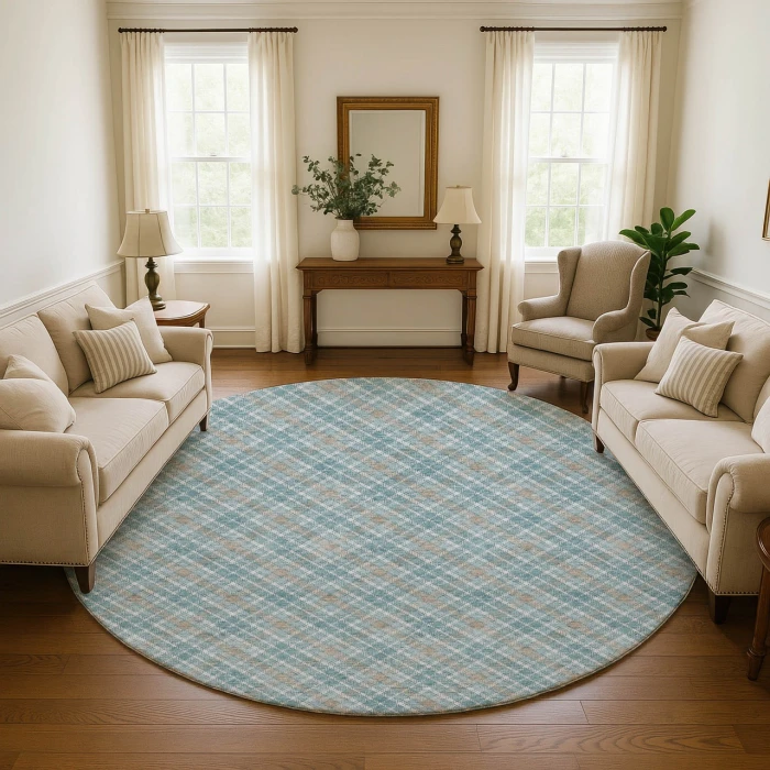 Dalyn Soft Essentials Teal SE3 8ft. x 8ft. Rug