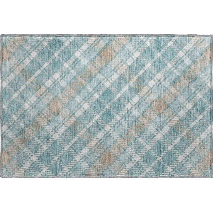 Dalyn Soft Essentials Teal SE3 1ft.8in. x 2ft.6in. Rug