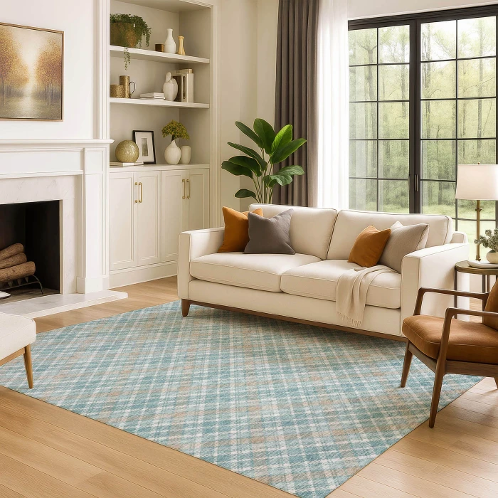Dalyn Soft Essentials Teal SE3 3ft. x 5ft. Rug