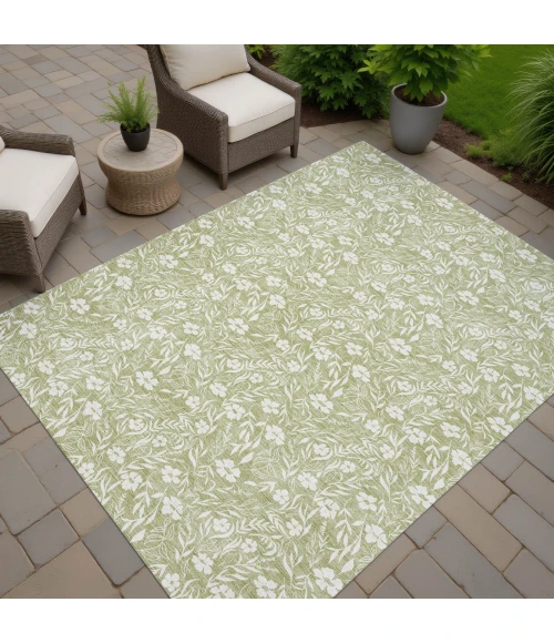 Dalyn Soft Essentials Green SE4 9ft. x 12ft. Rug