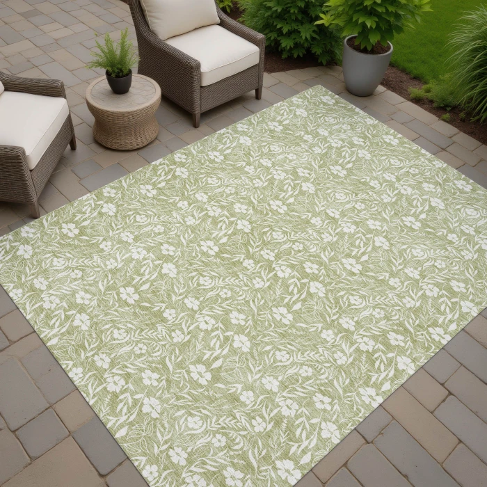 Dalyn Soft Essentials Green SE4 9ft. x 12ft. Rug