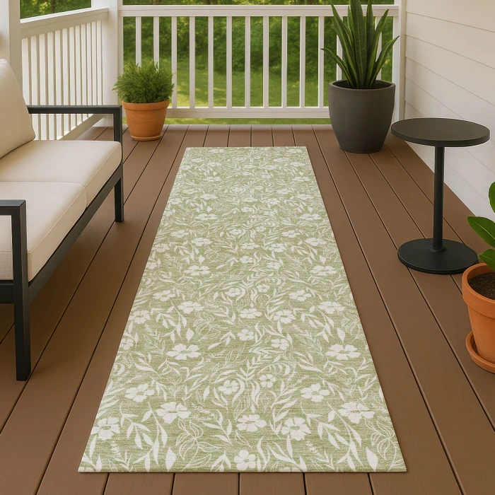 Dalyn Soft Essentials Green SE4 2ft.3in. x 7ft.6in. Rug