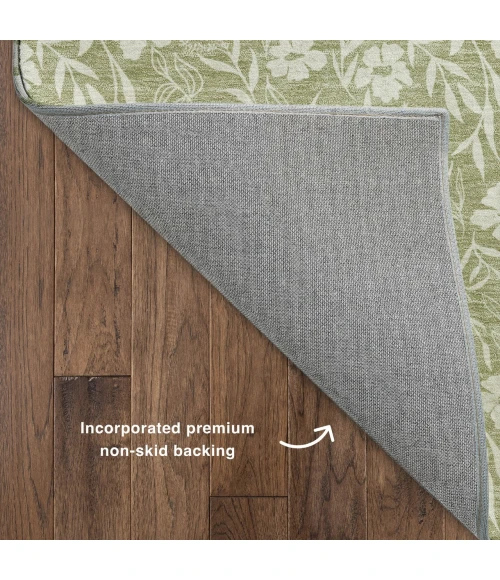 Dalyn Soft Essentials Green SE4 9ft. x 12ft. Rug