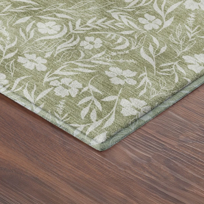 Dalyn Soft Essentials Green SE4 9ft. x 12ft. Rug