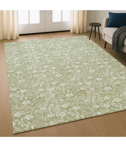 Dalyn Soft Essentials Green SE4 9ft. x 12ft. Rug