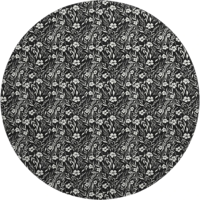 Dalyn Soft Essentials Black SE4 8ft. x 8ft. Rug