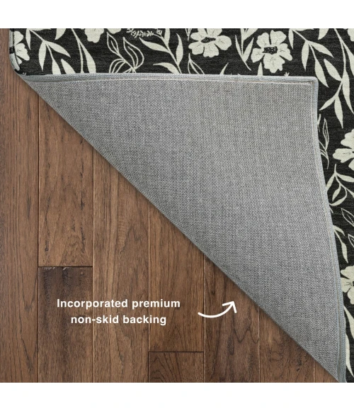 Dalyn Soft Essentials Black SE4 5ft. x 7ft.6in. Rug