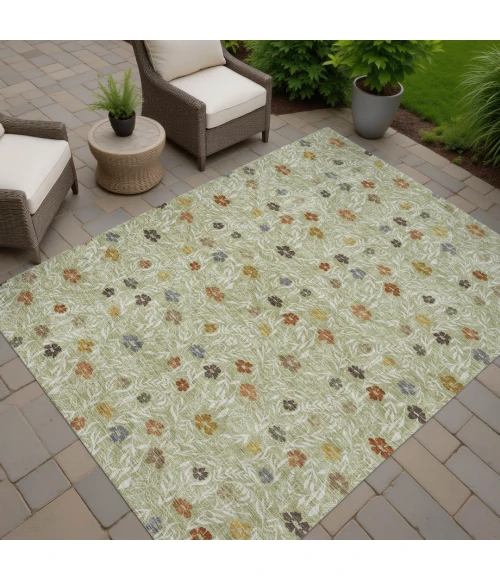 Dalyn Soft Essentials Green SE4 3ft. x 5ft. Rug