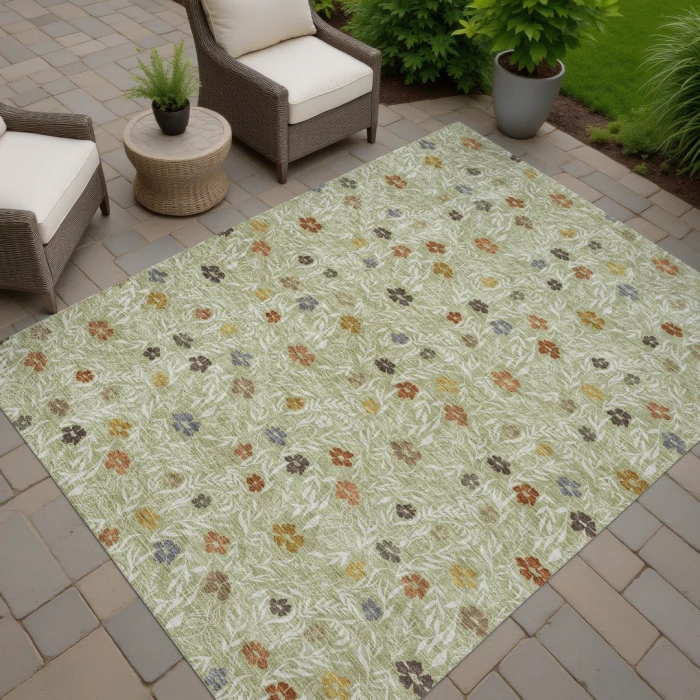 Dalyn Soft Essentials Green SE4 3ft. x 5ft. Rug