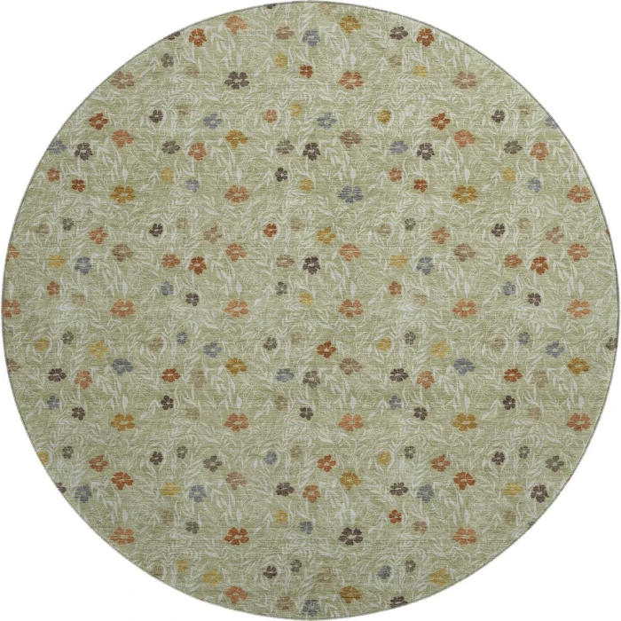 Dalyn Soft Essentials Green SE4 8ft. x 8ft. Rug