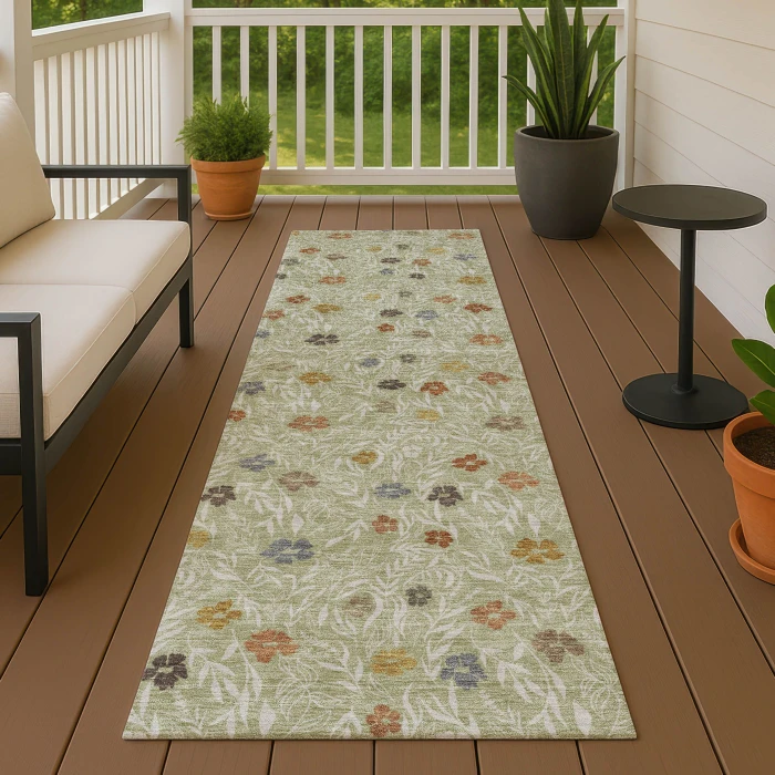 Dalyn Soft Essentials Green SE4 2ft.3in. x 7ft.6in. Rug