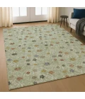 Dalyn Soft Essentials Green SE4 3ft. x 5ft. Rug